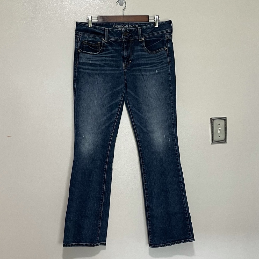 American Eagle lightly distressed Bootcut jeans
